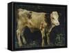 A Bull Calf, 1876-Christian Eriksen Skredsvig-Framed Stretched Canvas
