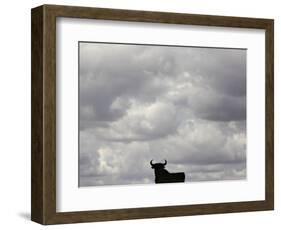 A Bull, Ciudad Real, Spain-null-Framed Photographic Print