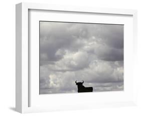 A Bull, Ciudad Real, Spain-null-Framed Photographic Print