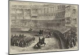A Bull-Fight at Lisbon, the Performers Saluting the Audience-null-Mounted Giclee Print