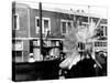 A Bullet Hole Made During an Exchange of Gunfire of LA Police and Black Panthers, Dec 8, 1969-null-Stretched Canvas