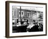 A Bullet Hole Made During an Exchange of Gunfire of LA Police and Black Panthers, Dec 8, 1969-null-Framed Photo