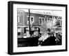 A Bullet Hole Made During an Exchange of Gunfire of LA Police and Black Panthers, Dec 8, 1969-null-Framed Photo
