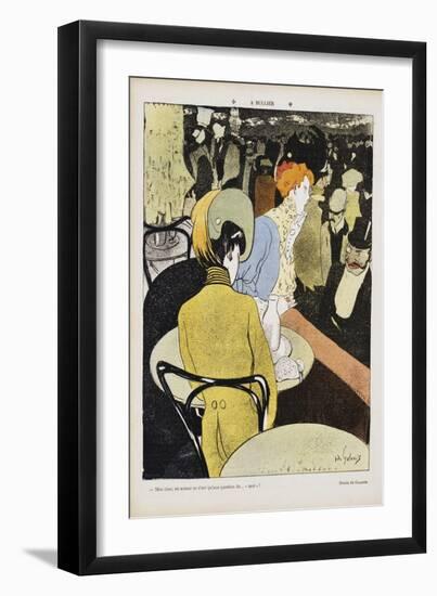 A Bullier Illustration-Demetrios Galanis-Framed Giclee Print