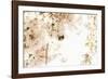 A Bumblebee Sits in Her Paradise: Ornamental Cherry Tree Blossoms in Full Splendour-Petra Daisenberger-Framed Photographic Print