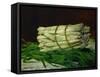 A bunch of asparagus.Oil on canvas, 1880 44 x 54 cm-Edouard Manet-Framed Stretched Canvas