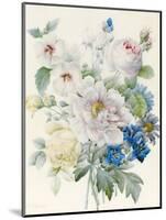 A Bunch of Flowers Including a Peony-Pierre Joseph Redoute-Mounted Giclee Print