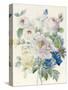 A Bunch of Flowers Including a Peony-Pierre Joseph Redoute-Stretched Canvas