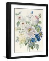 A Bunch of Flowers Including a Peony-Pierre Joseph Redoute-Framed Giclee Print