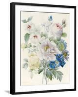 A Bunch of Flowers Including a Peony-Pierre Joseph Redoute-Framed Giclee Print