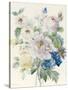 A Bunch of Flowers Including a Peony-Pierre Joseph Redoute-Stretched Canvas