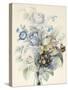 A Bunch of Flowers Including Roses-Pierre Joseph Redoute-Stretched Canvas