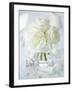 A Bunch of White Roses in a Glass Vase-Ira Leoni-Framed Photographic Print