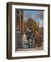 A Burgher of Delft and His Daughter (Adolf Croeser and His Daughter Catharina Croese)-Jan Havicksz Steen-Framed Giclee Print