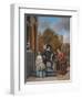 A Burgher of Delft and His Daughter (Adolf Croeser and His Daughter Catharina Croese)-Jan Havicksz Steen-Framed Giclee Print