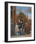 A Burgher of Delft and His Daughter (Adolf Croeser and His Daughter Catharina Croese)-Jan Havicksz Steen-Framed Giclee Print