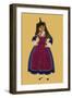 A Burgundian Woman-Elizabeth Whitney Moffat-Framed Art Print