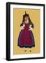 A Burgundian Woman-Elizabeth Whitney Moffat-Framed Art Print