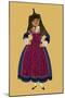 A Burgundian Woman-Elizabeth Whitney Moffat-Mounted Art Print