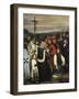 A Burial at Ornans, 1849-1850-Gustave Courbet-Framed Giclee Print