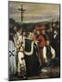 A Burial at Ornans, 1849-1850-Gustave Courbet-Mounted Giclee Print