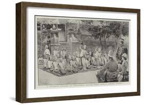 A Burmese Ballet, as Performed before Hrh Prince Albert Victor-null-Framed Giclee Print