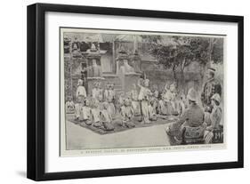 A Burmese Ballet, as Performed before Hrh Prince Albert Victor-null-Framed Giclee Print