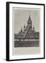 A Burmese Cremation Tower, the Pyre of a Hpongyi, or Saint-null-Framed Giclee Print