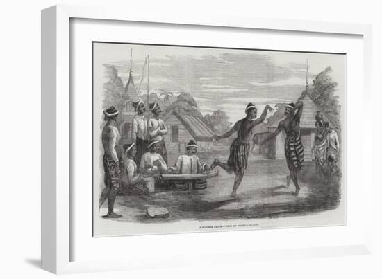 A Burmese Dance-null-Framed Giclee Print