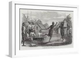 A Burmese Dance-null-Framed Giclee Print