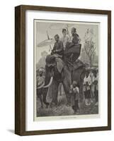 A Burmese Prince on a Visit of State-Richard Caton Woodville II-Framed Giclee Print