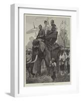 A Burmese Prince on a Visit of State-Richard Caton Woodville II-Framed Giclee Print