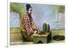 A Burmese Woman Making Cigars, C1900s-null-Framed Giclee Print