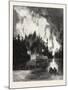 A Bush Fire by Night, Canada, Nineteenth Century-null-Mounted Giclee Print