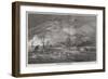 A Bush-Fire in Australia-null-Framed Giclee Print