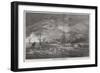 A Bush-Fire in Australia-null-Framed Giclee Print