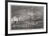 A Bush-Fire in Australia-null-Framed Giclee Print