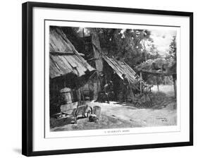 A Bushman's Home, Australia, 1886-William Thomas Smedley-Framed Giclee Print