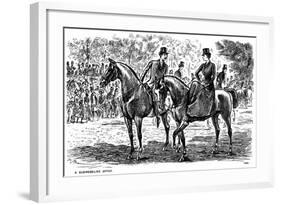 A Business-Like Offer, 1886-George Du Maurier-Framed Giclee Print