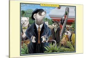 A Business of Ferrets-Richard Kelly-Stretched Canvas