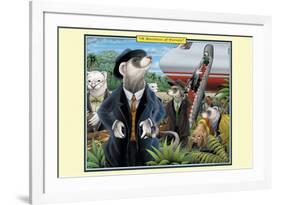 A Business of Ferrets-Richard Kelly-Framed Art Print