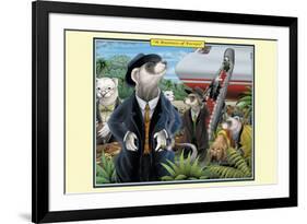 A Business of Ferrets-Richard Kelly-Framed Art Print