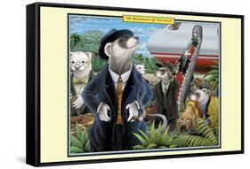 A Business of Ferrets-Richard Kelly-Framed Stretched Canvas