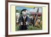 A Business of Ferrets-Richard Kelly-Framed Premium Giclee Print