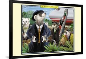 A Business of Ferrets-Richard Kelly-Framed Art Print