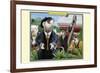 A Business of Ferrets-Richard Kelly-Framed Art Print