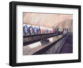 A Busker Somewhere Near, 1999-Ellen Golla-Framed Giclee Print