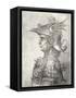 A Bust of a Warrior in Profile, 1882-Leonardo da Vinci-Framed Stretched Canvas