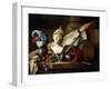 A Bust of Minerva with Armour and Weapons on a Stone Ledge, 1777-Anne Vallayer-coster-Framed Premium Giclee Print