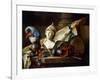 A Bust of Minerva with Armour and Weapons on a Stone Ledge, 1777-Anne Vallayer-coster-Framed Giclee Print